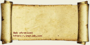 Anđela Veljoglavac vizit kartica